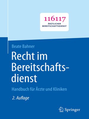cover image of Recht im Bereitschaftsdienst